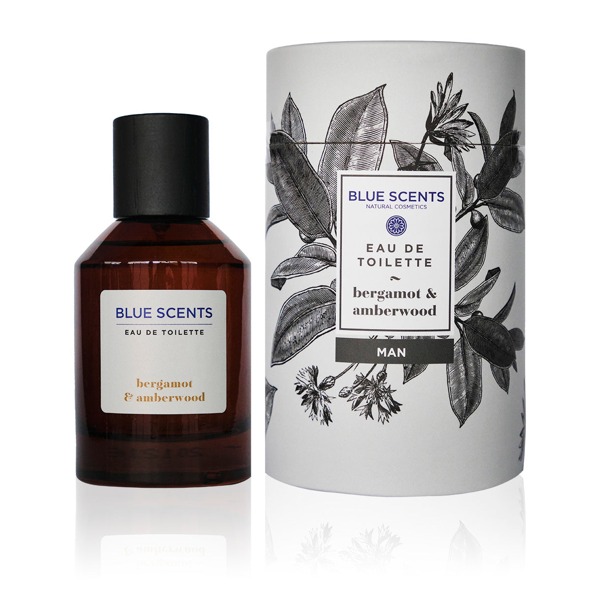 BLUE SCENTS vyriškas parfumuotas tualetinis vanduo BERGAMOT & AMBERWOOD